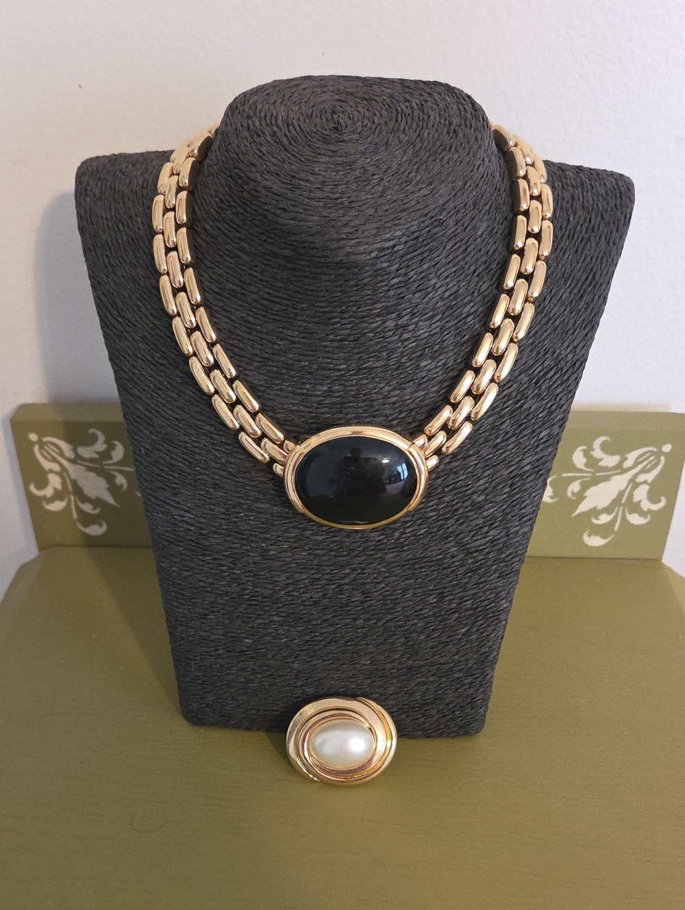 Ciner Vintage Necklace - 2 Ciner Slide Pendants